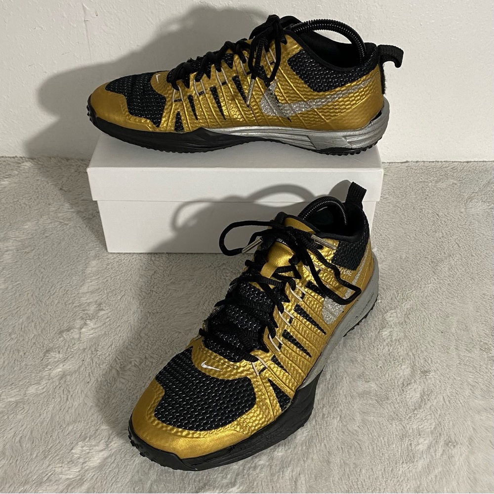 Nike Marshawn Lynch x Lunar TR1 “Beast Mode” Size 8.5 Gold/Black